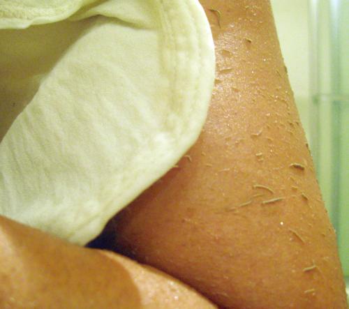 Exfoliation with Baiden Mitten